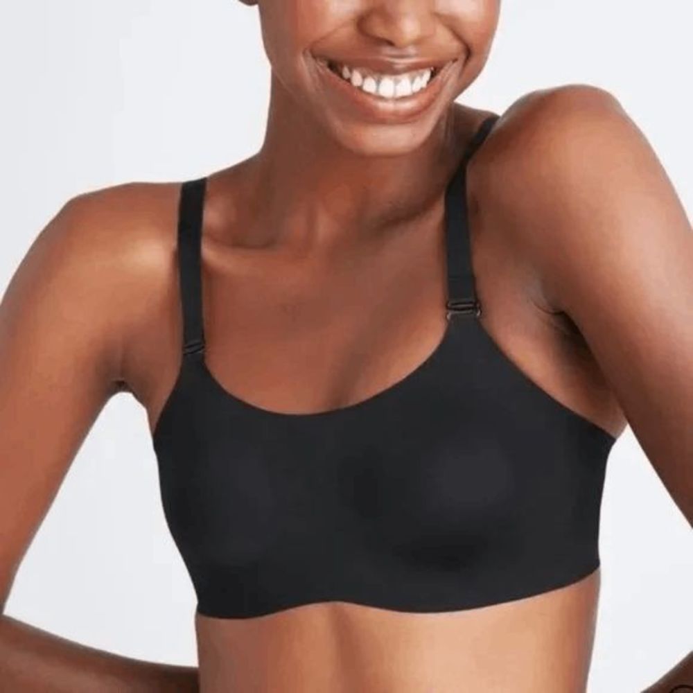 Knix Evolution Bra Size 7 Black Wireless Unpadded